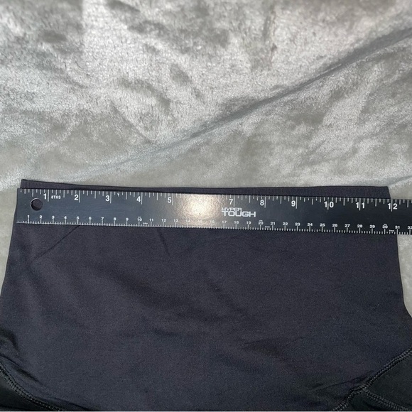 Old Navy Maternity Black Flare Activewear Pants Over-Belly Wide Leg M - Picture 5 of 8